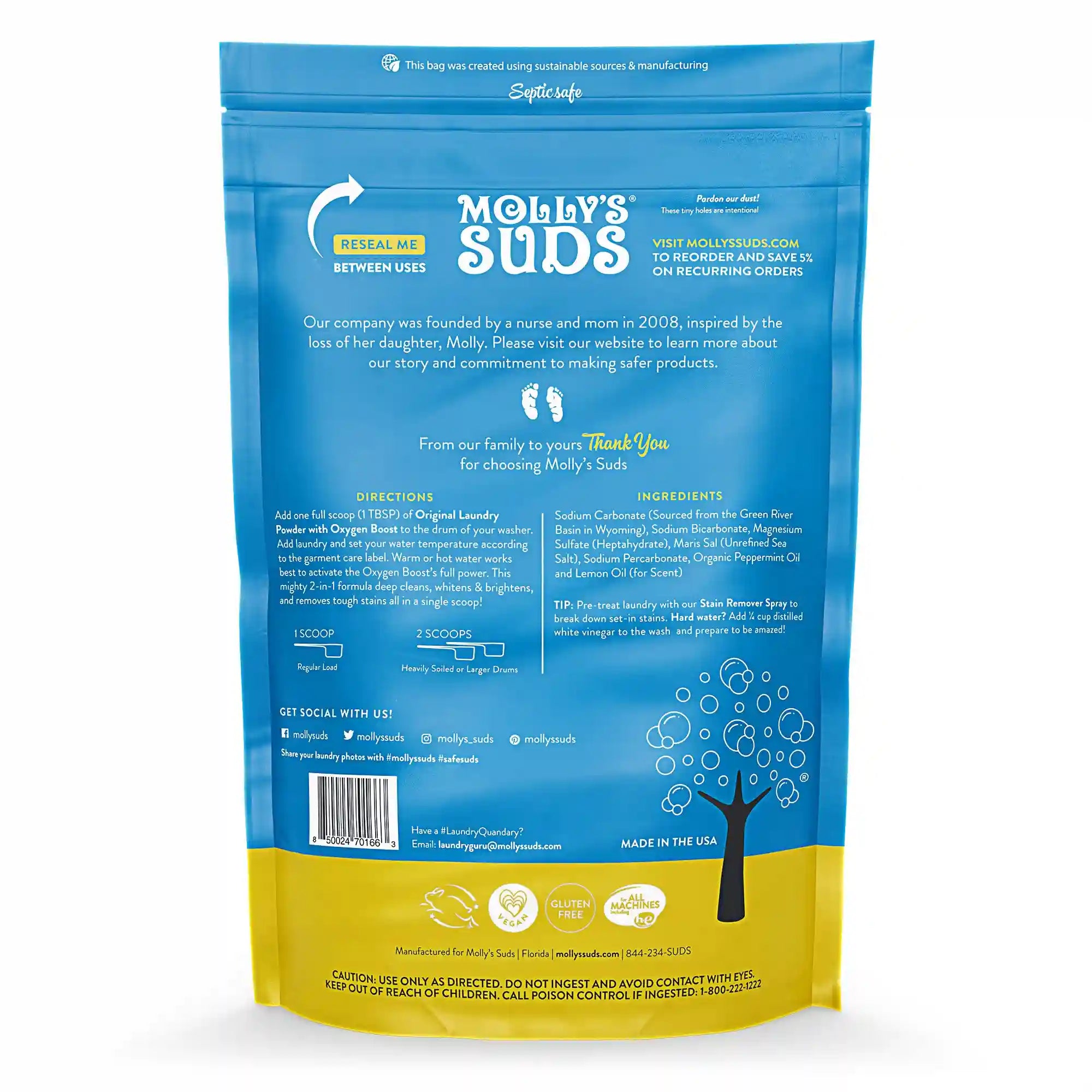 2-in-1 Original Laundry Powder with Oxygen Brightener BOOST