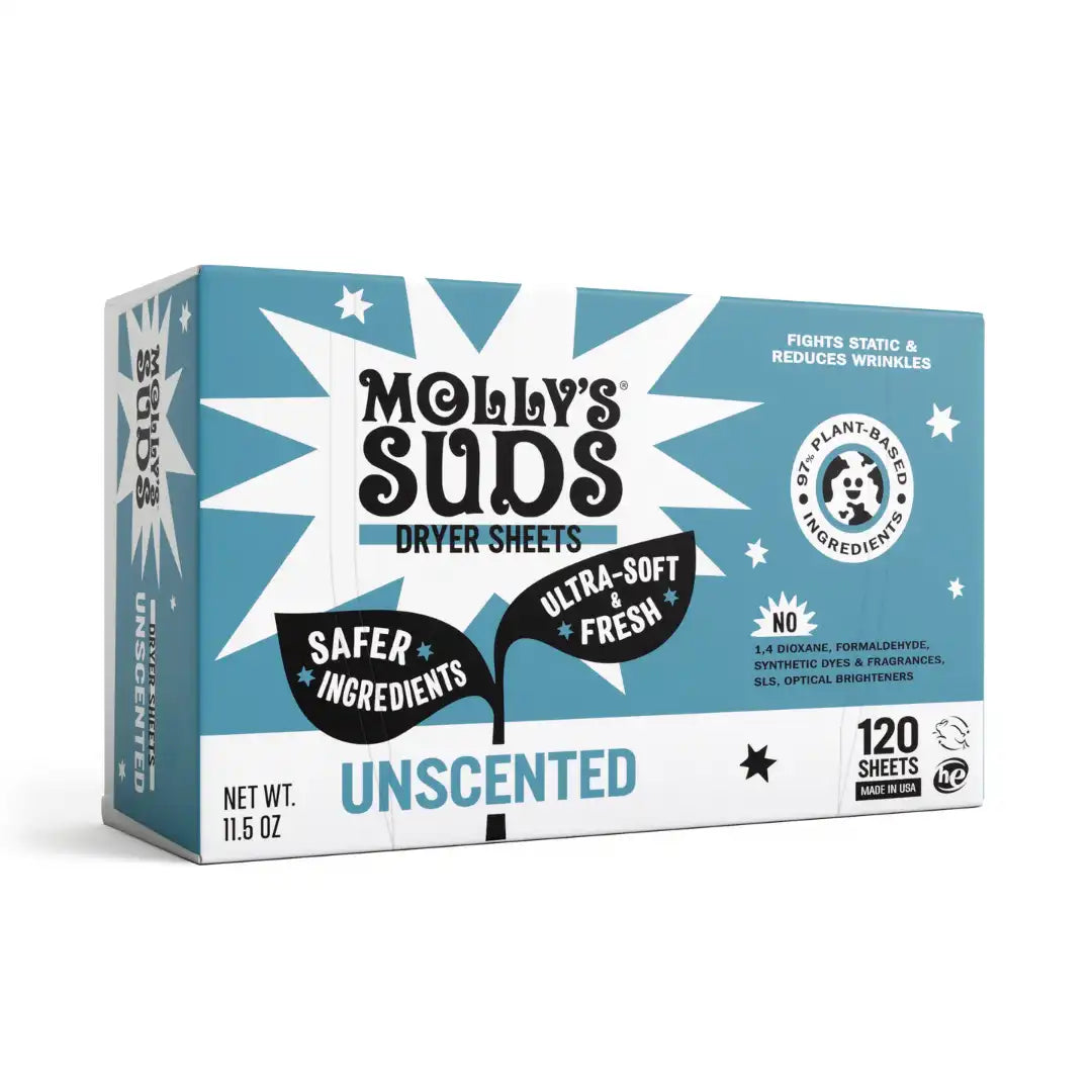 Plant-Based Fabric Softener Dryer Sheets
