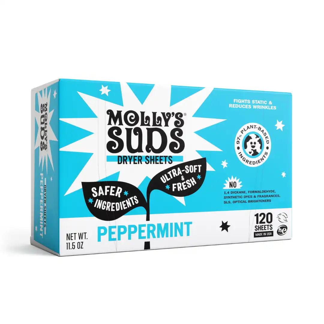 Plant-Based Fabric Softener Dryer Sheets